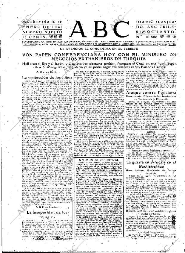 ABC MADRID 16-01-1941 página 3