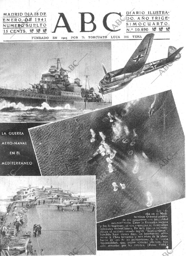 ABC MADRID 18-01-1941 página 1