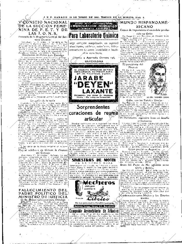 ABC MADRID 18-01-1941 página 6