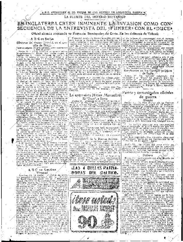 ABC SEVILLA 22-01-1941 página 3