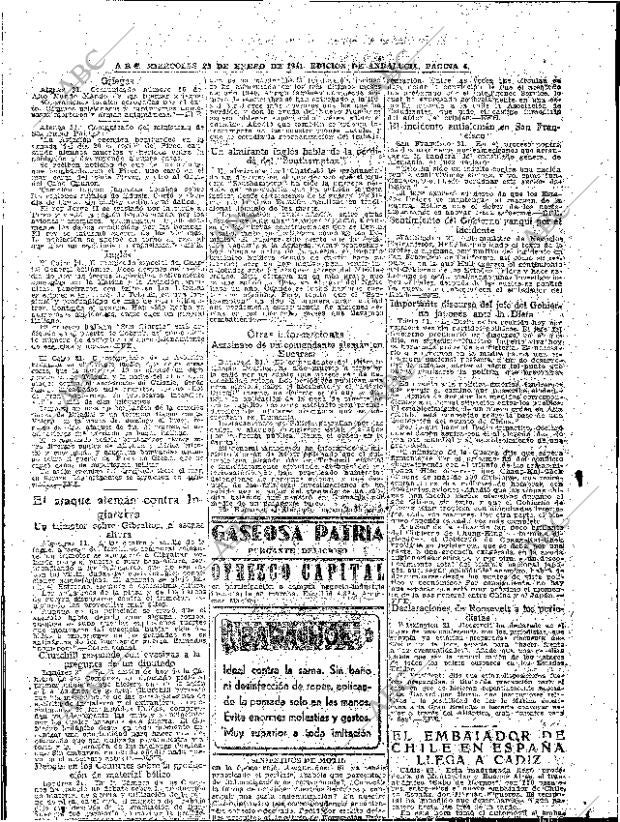 ABC SEVILLA 22-01-1941 página 4