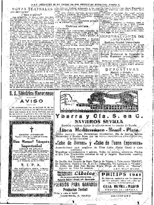 ABC SEVILLA 22-01-1941 página 7