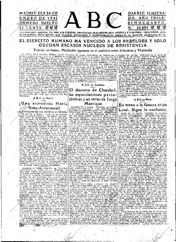 ABC MADRID 24-01-1941 página 3