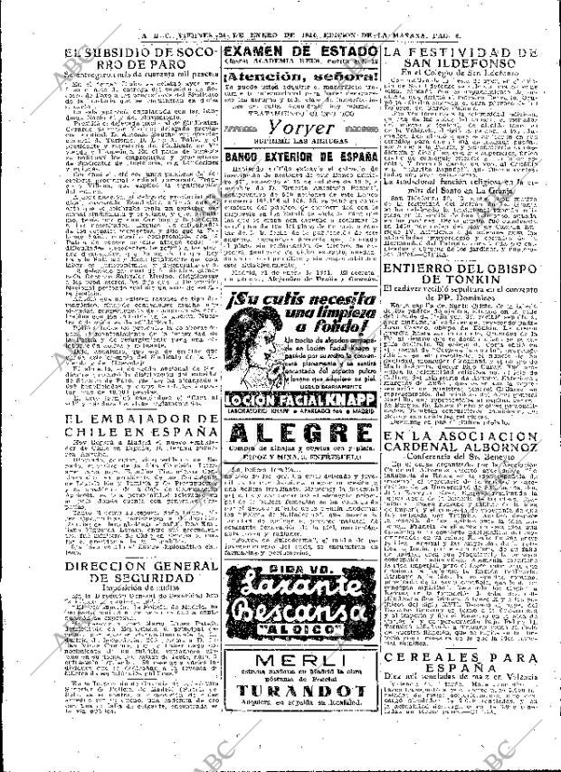 ABC MADRID 24-01-1941 página 6