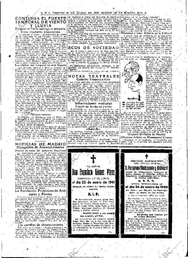 ABC MADRID 24-01-1941 página 7