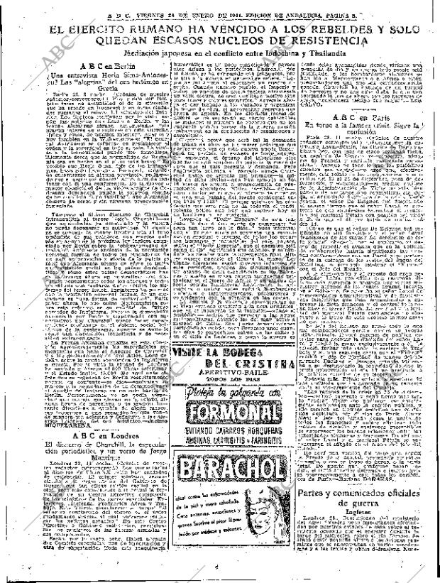 ABC SEVILLA 24-01-1941 página 3