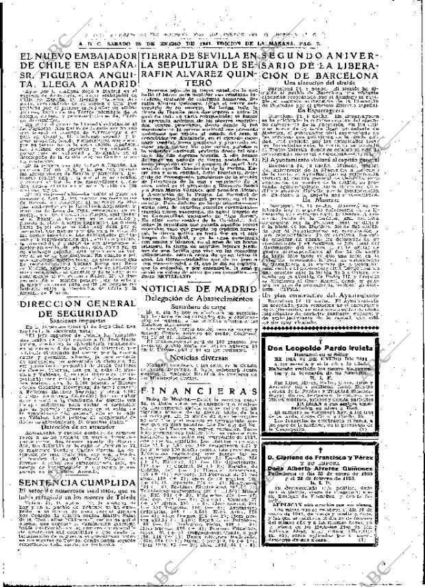 ABC MADRID 25-01-1941 página 7