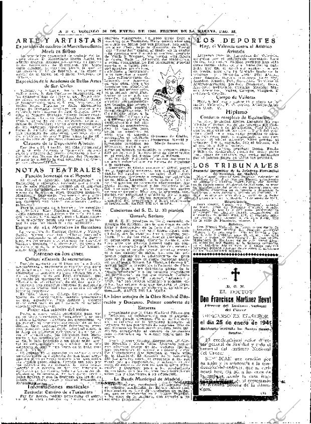 ABC MADRID 26-01-1941 página 13