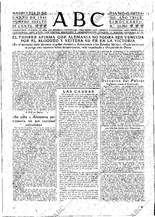 ABC MADRID 31-01-1941 página 3