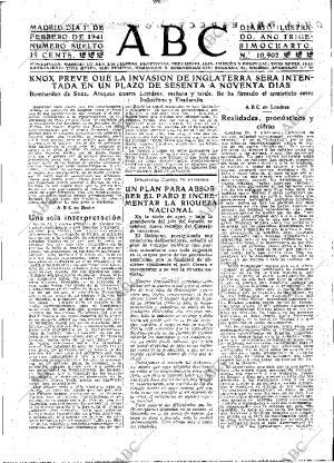 ABC MADRID 01-02-1941 página 3