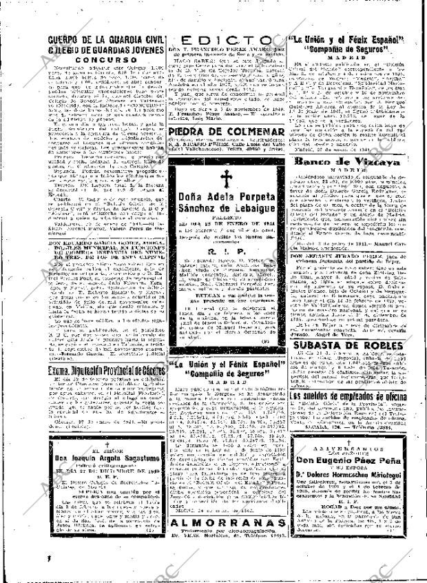 ABC MADRID 01-02-1941 página 8