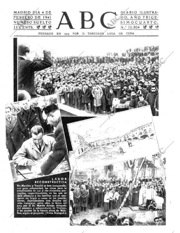 ABC MADRID 04-02-1941 página 1