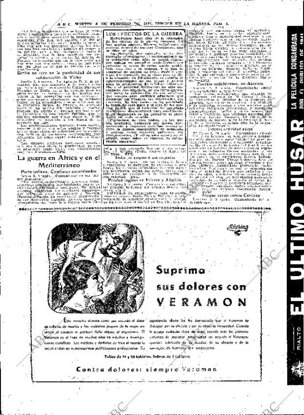 ABC MADRID 04-02-1941 página 4