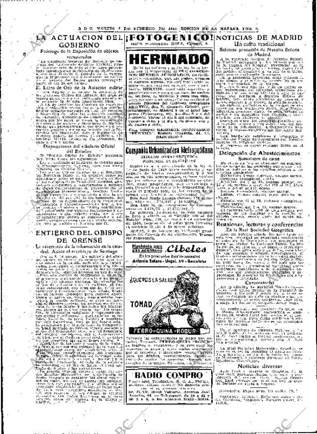 ABC MADRID 04-02-1941 página 6