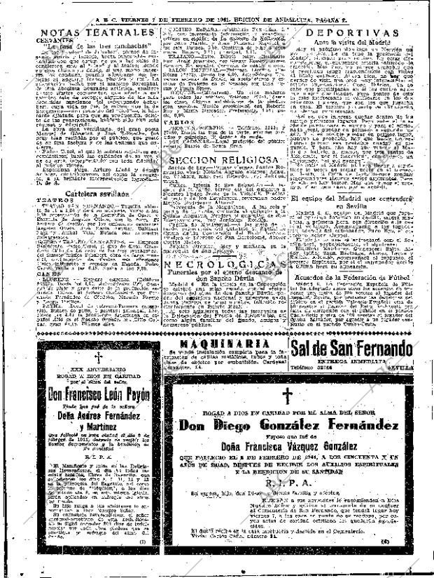 ABC SEVILLA 07-02-1941 página 2
