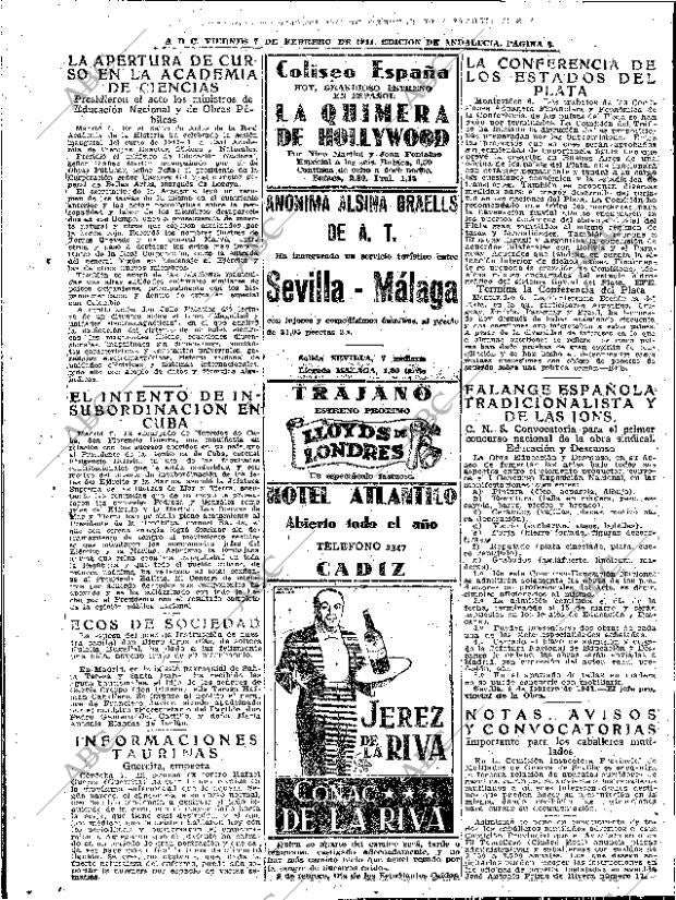 ABC SEVILLA 07-02-1941 página 6