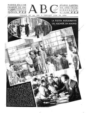 ABC MADRID 08-02-1941 página 1