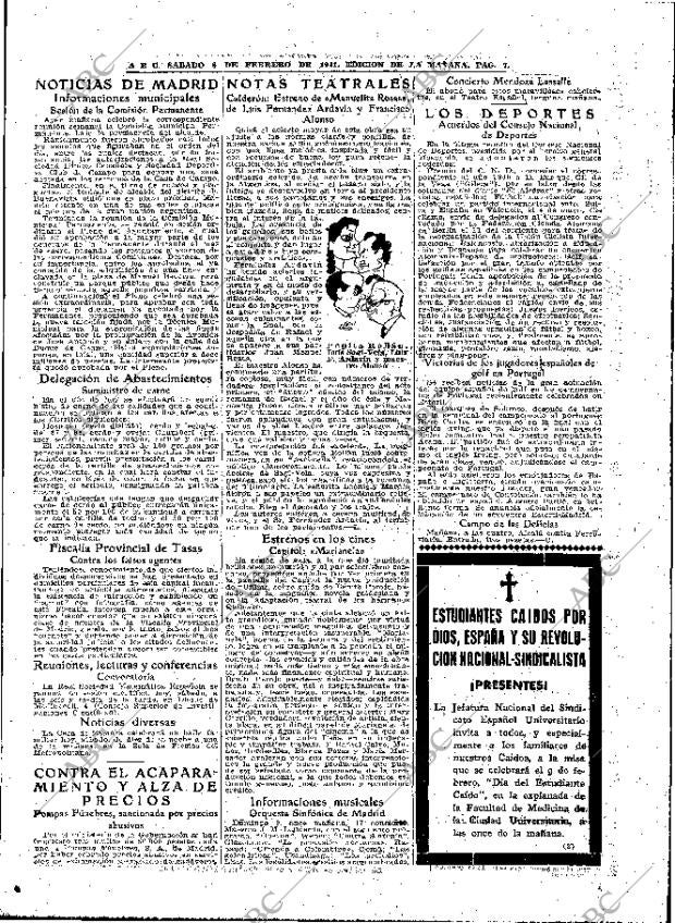ABC MADRID 08-02-1941 página 7