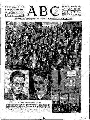 ABC SEVILLA 11-02-1941 página 1