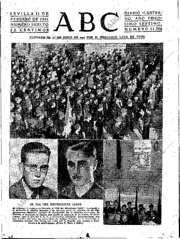 ABC SEVILLA 11-02-1941 página 1