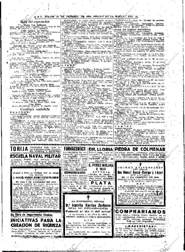 ABC MADRID 13-02-1941 página 11