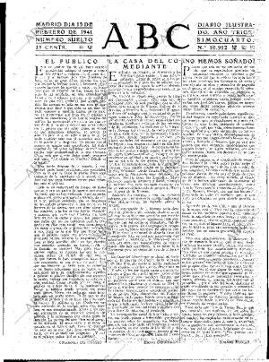 ABC MADRID 13-02-1941 página 3