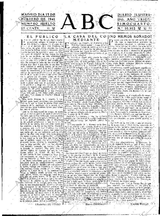 ABC MADRID 13-02-1941 página 3