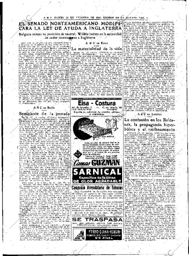 ABC MADRID 13-02-1941 página 7