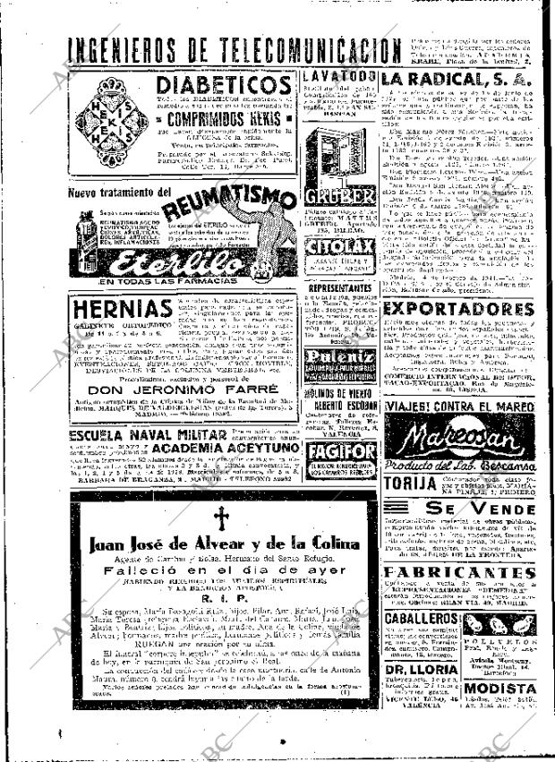 ABC MADRID 15-02-1941 página 8