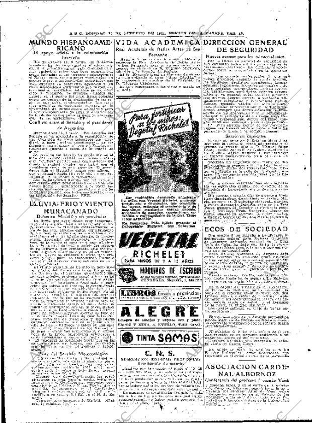 ABC MADRID 16-02-1941 página 10
