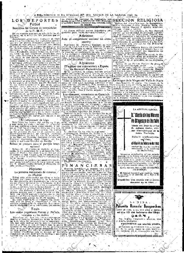 ABC MADRID 16-02-1941 página 13