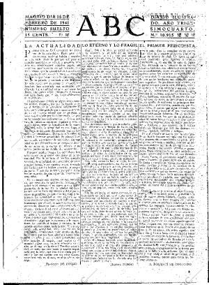 ABC MADRID 16-02-1941 página 3