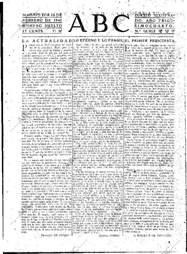 ABC MADRID 16-02-1941 página 3