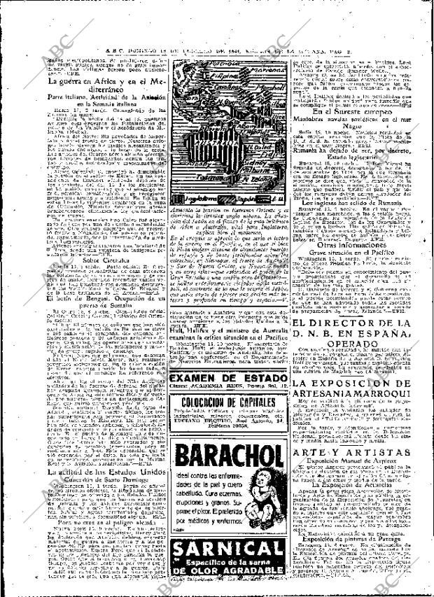 ABC MADRID 16-02-1941 página 8