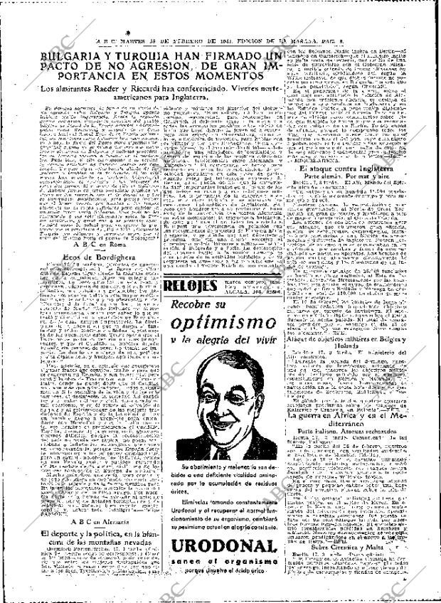 ABC MADRID 18-02-1941 página 6