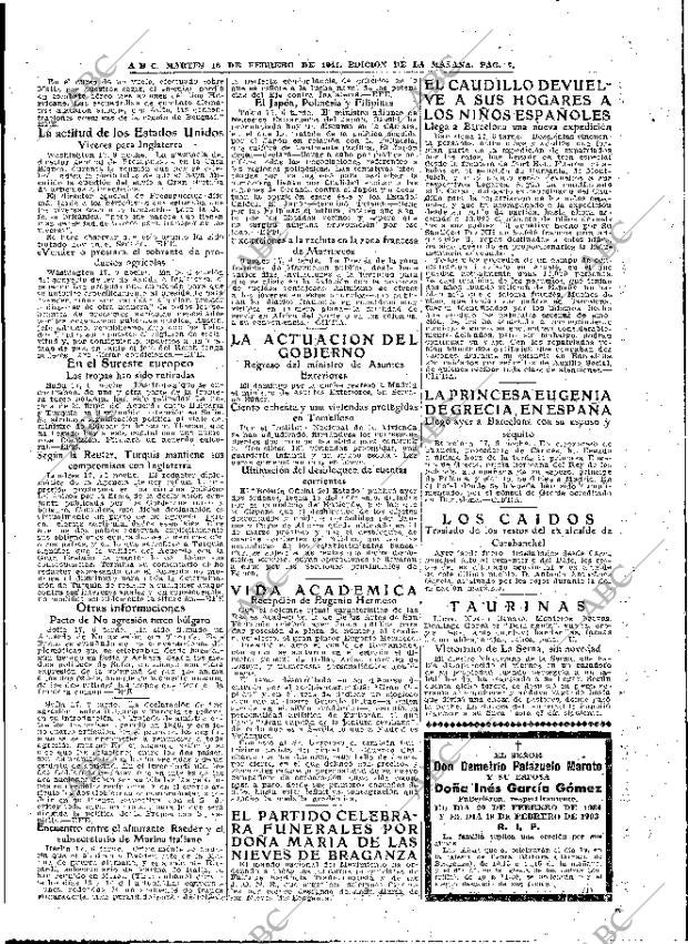 ABC MADRID 18-02-1941 página 7