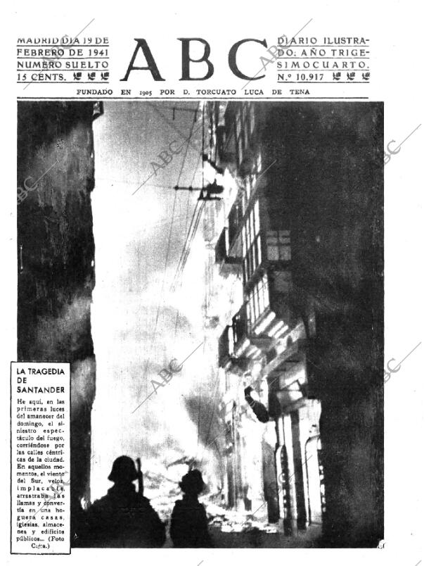 ABC MADRID 19-02-1941 página 1