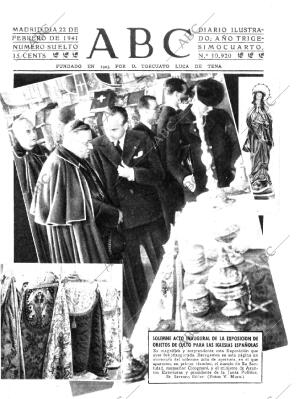 ABC MADRID 22-02-1941 página 1