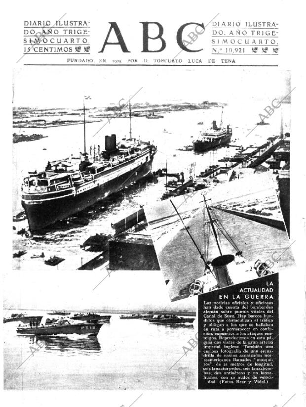 ABC MADRID 23-02-1941 página 1