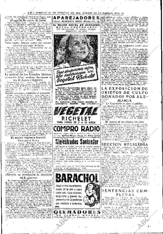 ABC MADRID 23-02-1941 página 10
