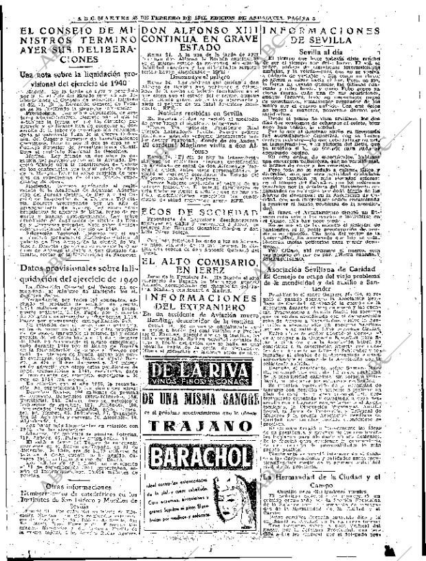 ABC SEVILLA 25-02-1941 página 5