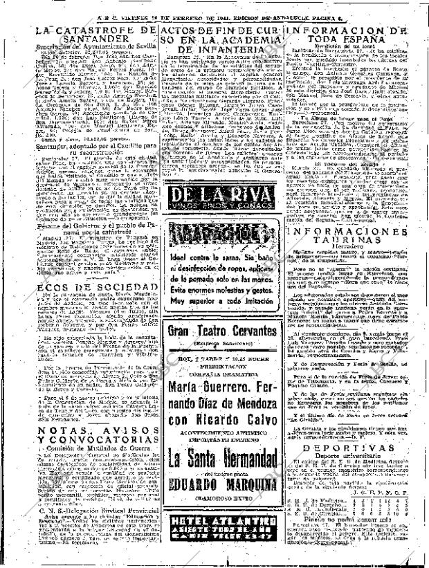 ABC SEVILLA 28-02-1941 página 6