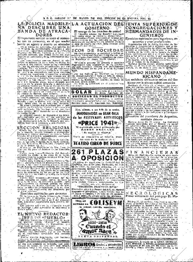 ABC MADRID 01-03-1941 página 12