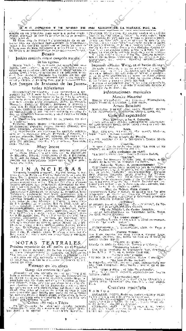 ABC MADRID 02-03-1941 página 14
