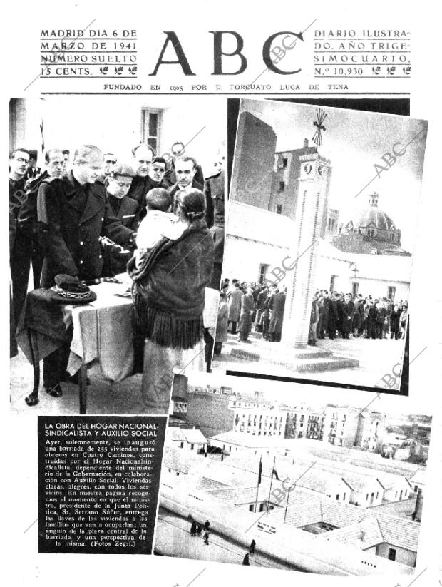 ABC MADRID 06-03-1941 página 1