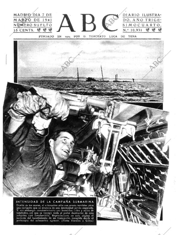 ABC MADRID 07-03-1941 página 1