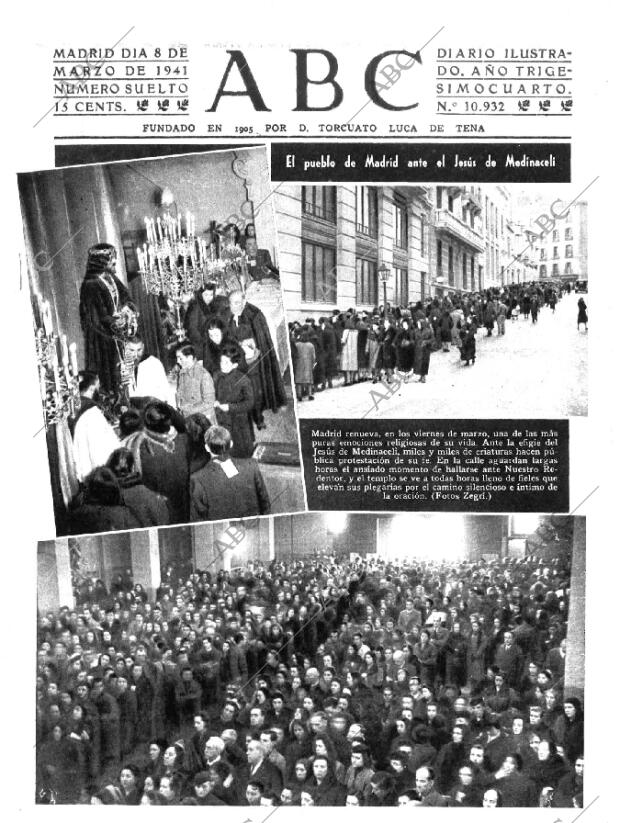 ABC MADRID 08-03-1941 página 1