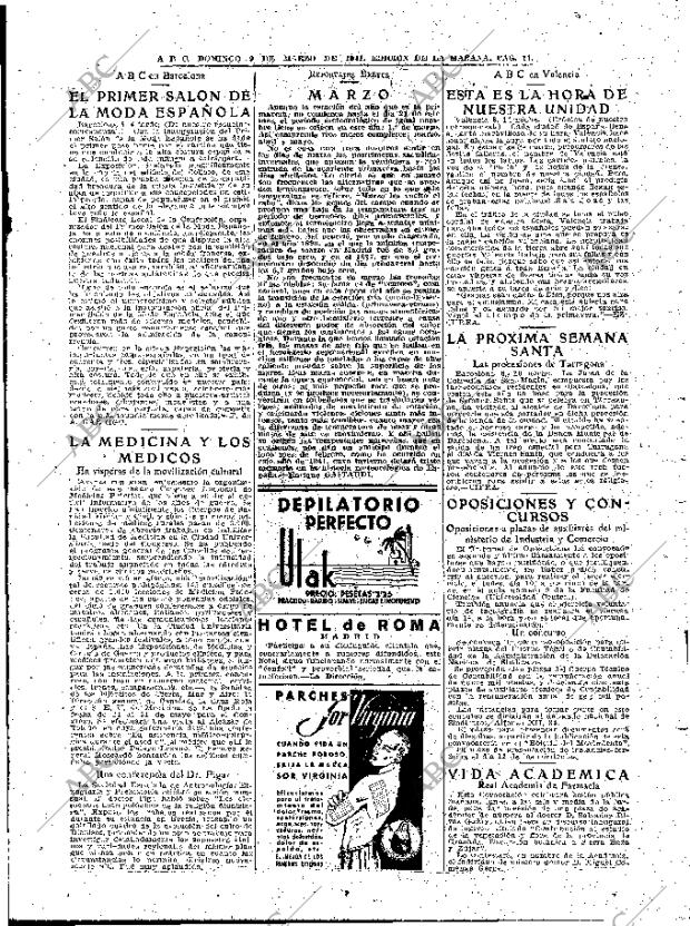 ABC MADRID 09-03-1941 página 11