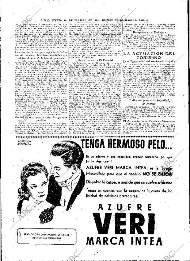 ABC MADRID 13-03-1941 página 6