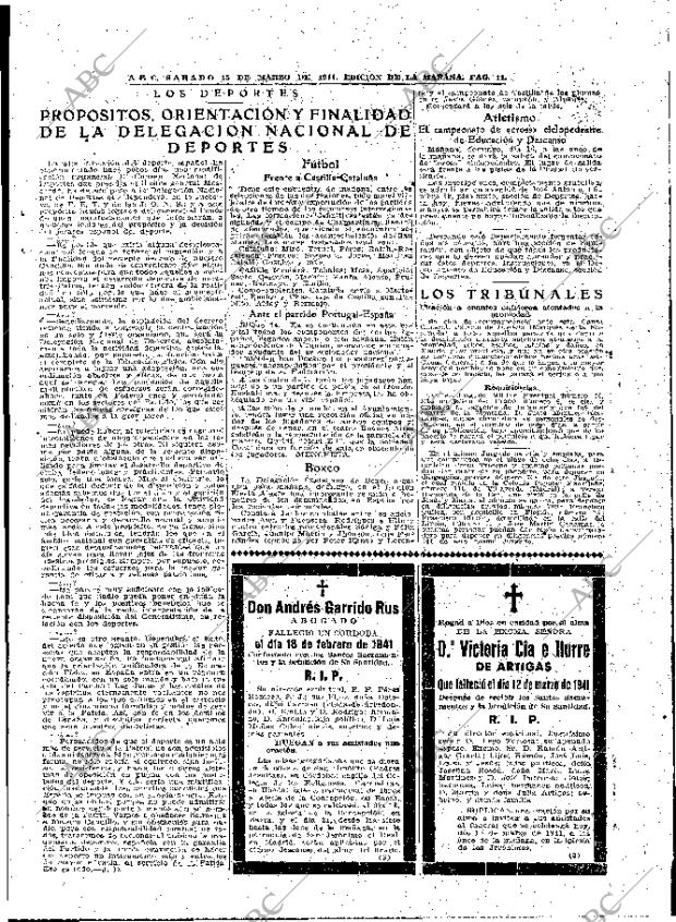 ABC MADRID 15-03-1941 página 11